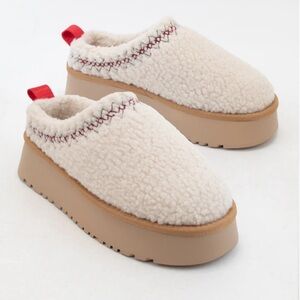 Isaac- Platform Sherpa Slippers